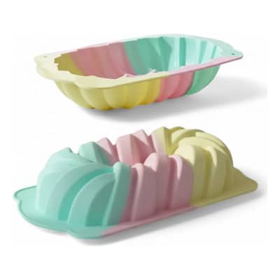 Molde Silic Pan Trenzado Tricolor Low Cost