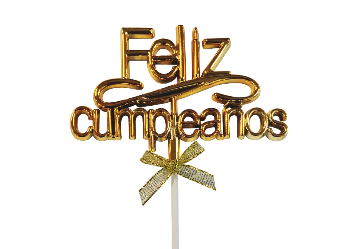 Pinche Feliz Cumpleaños Dorado Party Time