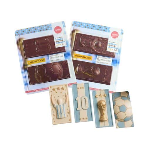 Set Placa Tabletas Mundial Arg x 2 Parpen