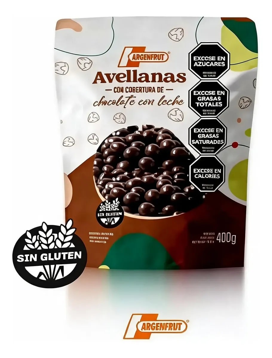 Avellanas C/Choc Leche x 400g Argenfut